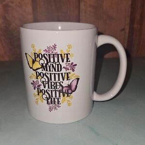 Inspirational Mug with Butterfly Design Nwot